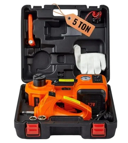 Complete Electric Car Jack kit in carrying case